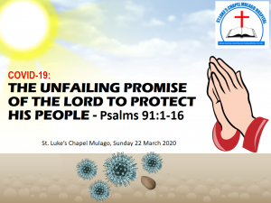Read more about the article #COVID-19: The Unfailing Promise of the Lord to Protect His People